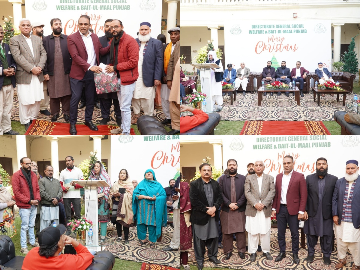 Christmas gift distribution ceremony Social Welfare Department